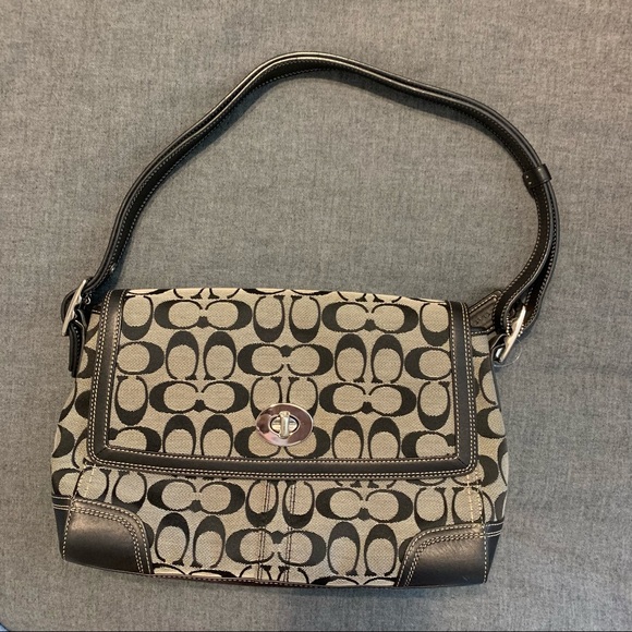 Coach Logo Shoulder Bag - Picture 1 of 6